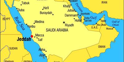 Jeddah KSA แผนที่