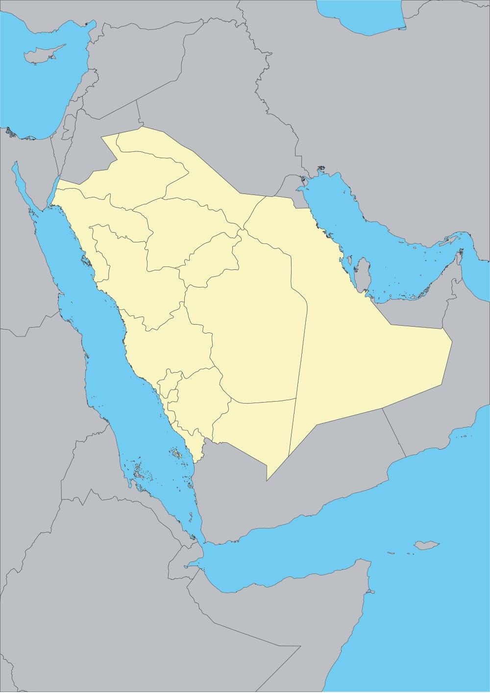 KSA แผนที่เว็กเตอร์
