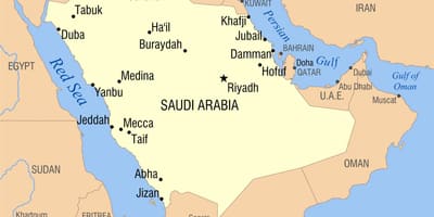 ริยาร์ด KSA แผนที่