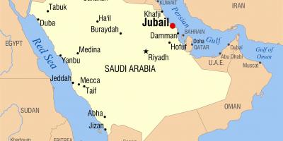 Jubail KSA แผนที่